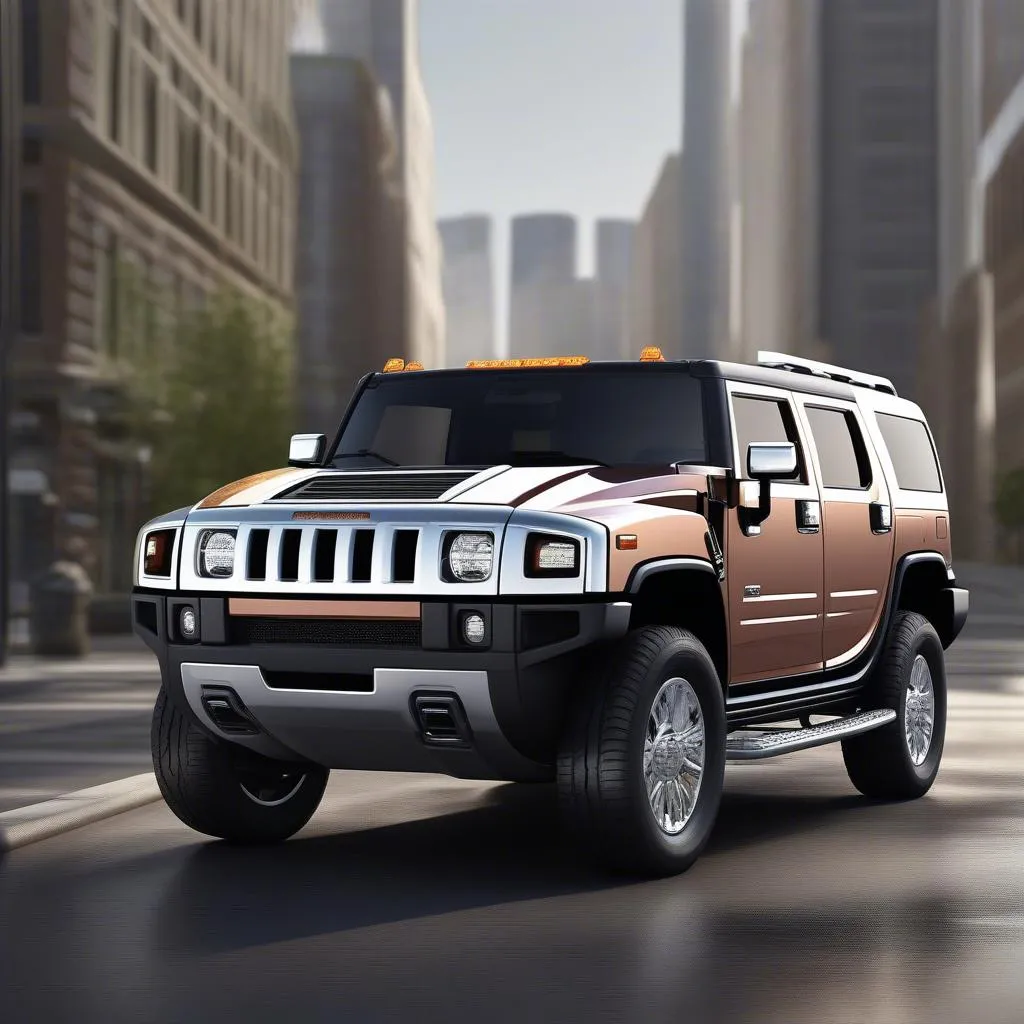 Xe Hummer H2 mô hình