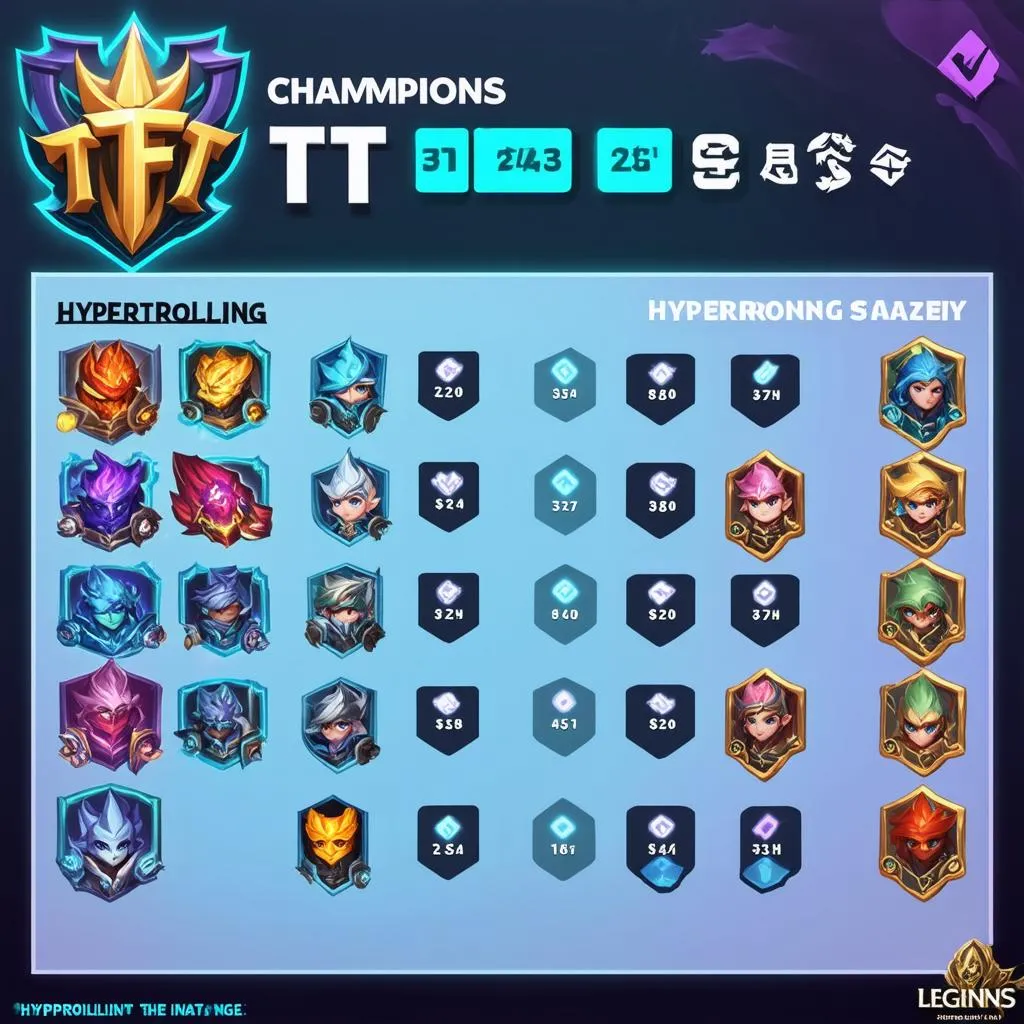 champion tft hyperroll