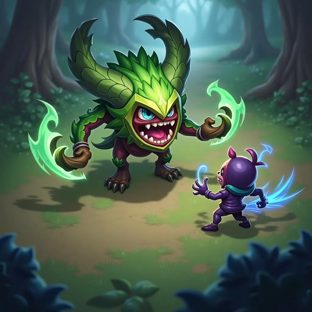 Ivern gank đường giữa