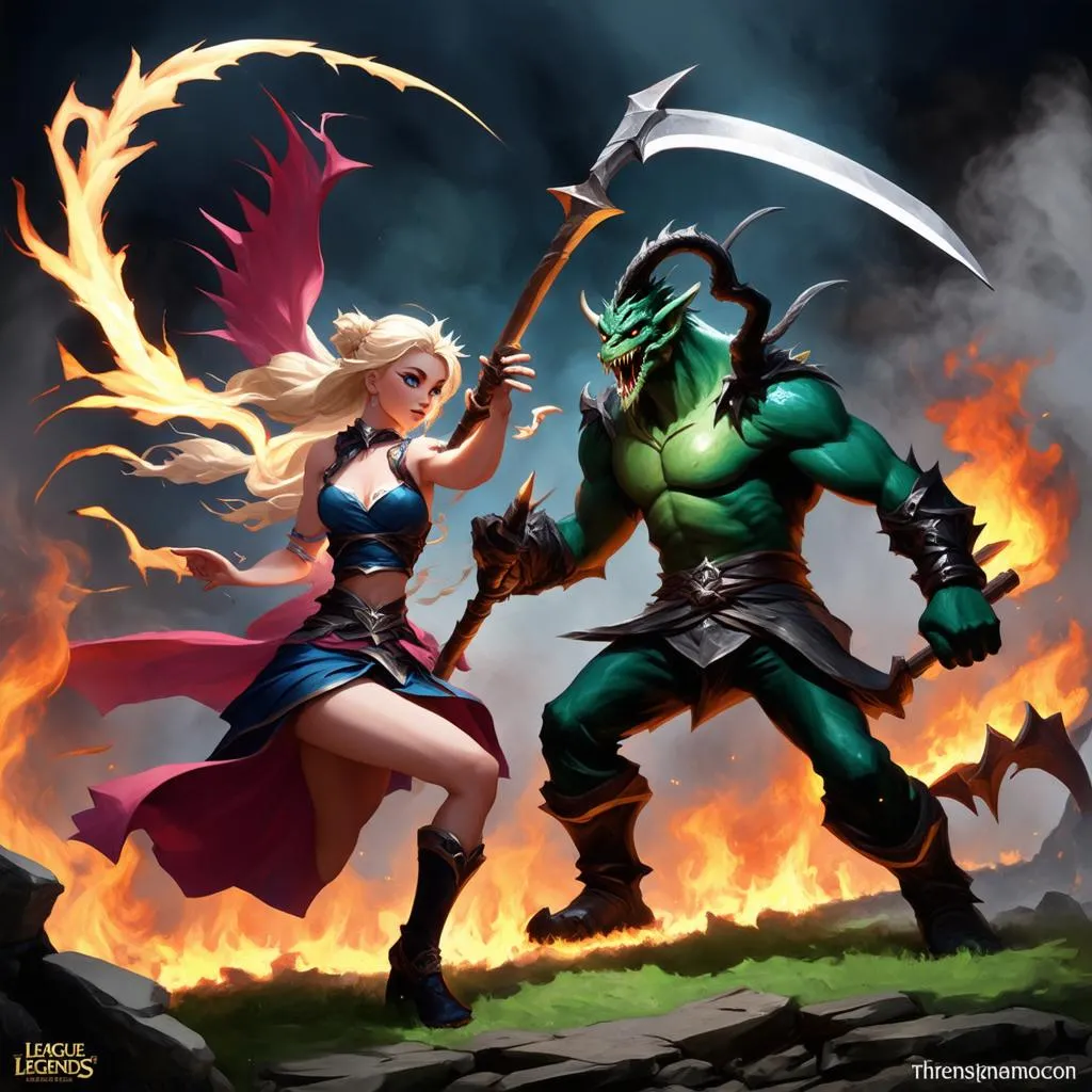 Janna vs Thresh