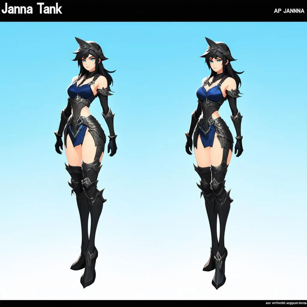 Janna Tank so với Janna AP