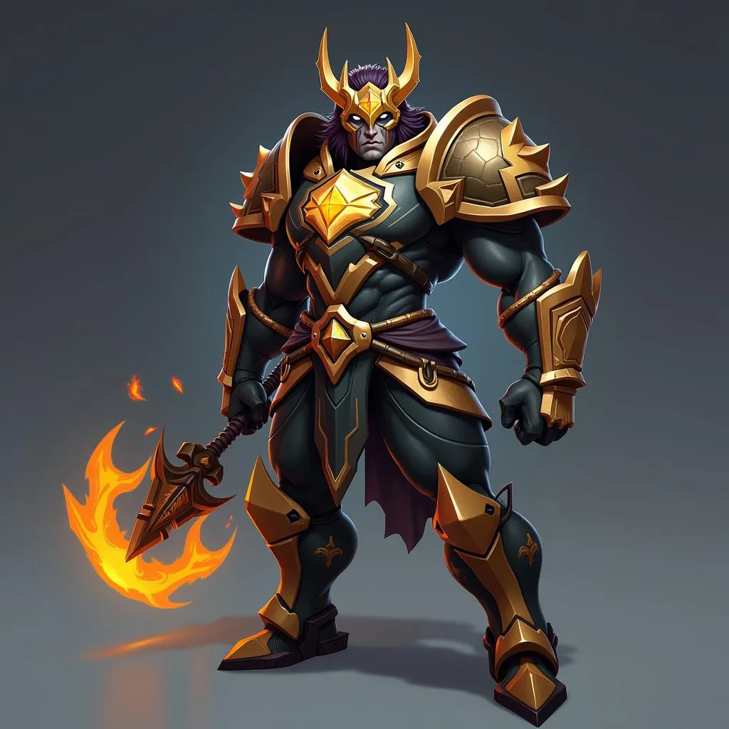 Jarvan IV Fnatic skin in-game model