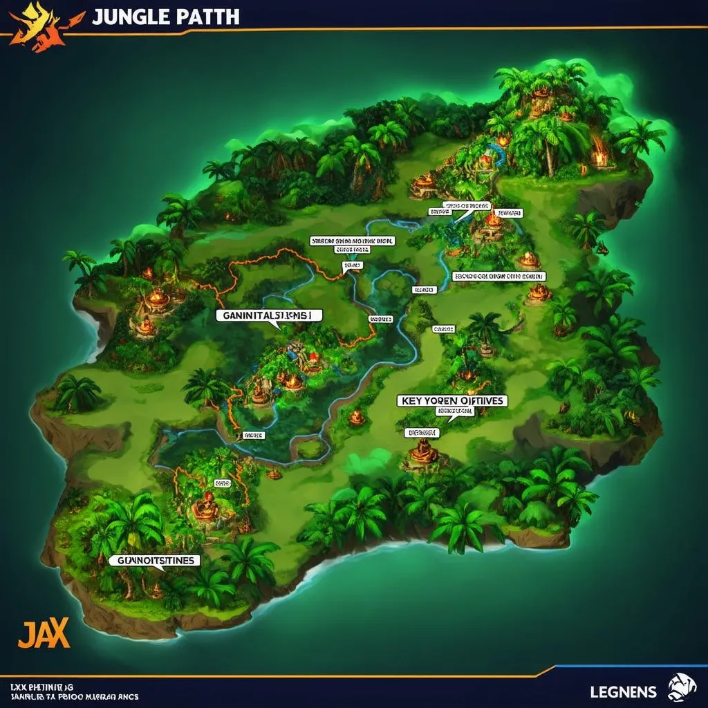 Jax’s Jungle: Hành trình chinh phục Rừng với Vị tướng mạnh mẽ