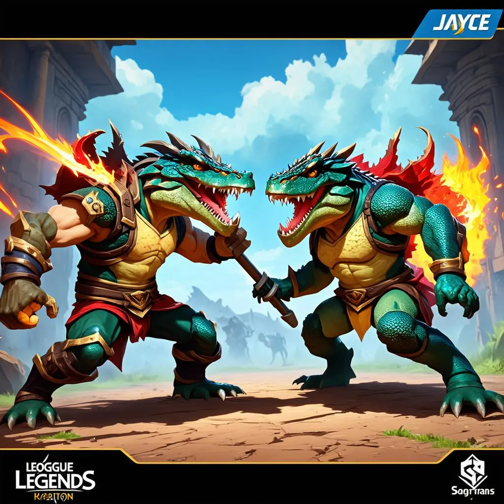 Jayce vs Renekton: Cuộc Chiến Giữa Công Nghệ và Cổ Ngữ