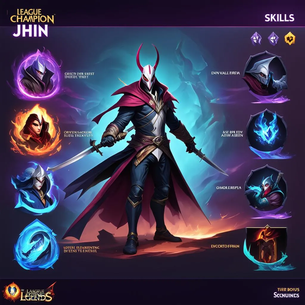 Jhin's Skillset