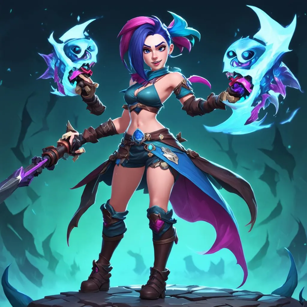 Jinx ADC: Nữ Hoàng Hỗn Loạn Trên Chiến Trường Liên Minh Huyền Thoại