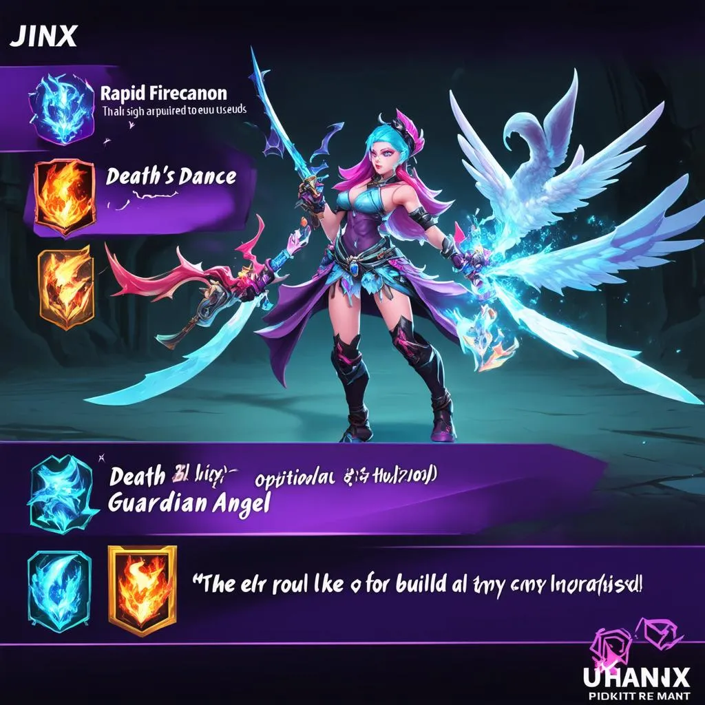 Jinx build: Trang bị tùy chọn