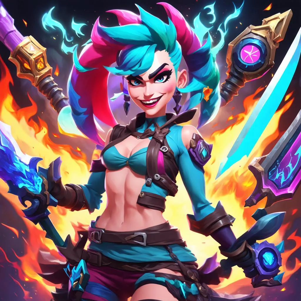 Jinx TFT Items: Hướng dẫn Build Jinx bá đạo trong Teamfight Tactics