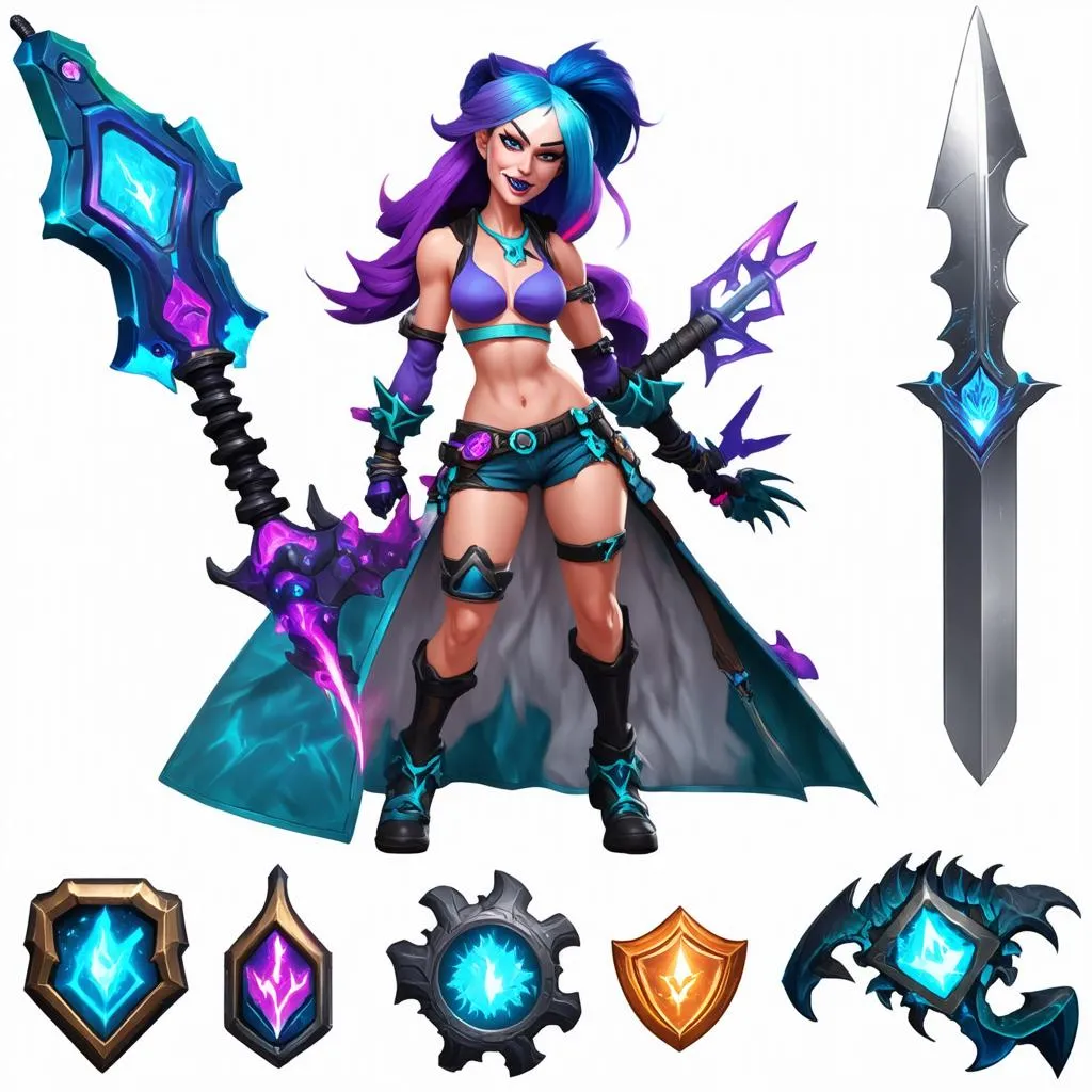 Jinx build: Trang bị trấn phái