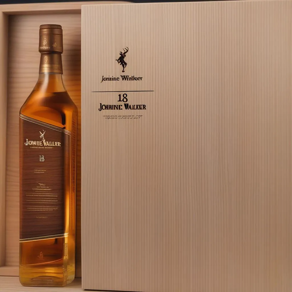 Hộp rượu Johnnie Walker 18