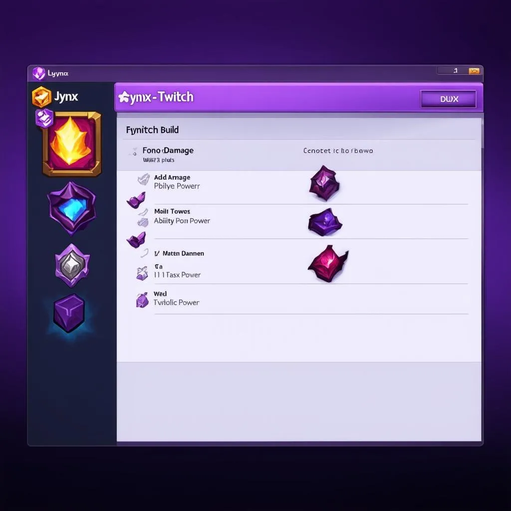 Jynx Twitch Build