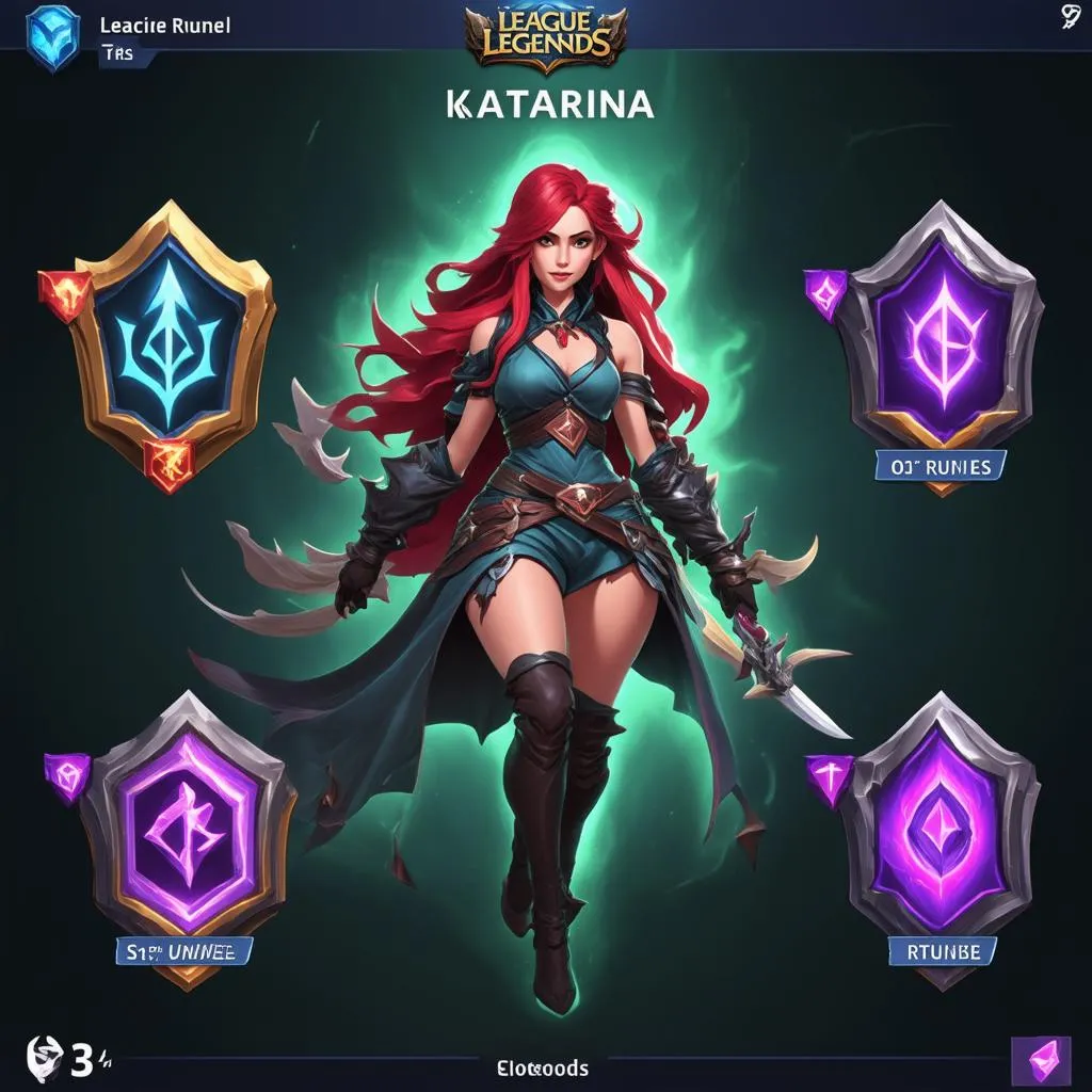 Hướng dẫn chọn runes cho Katarina