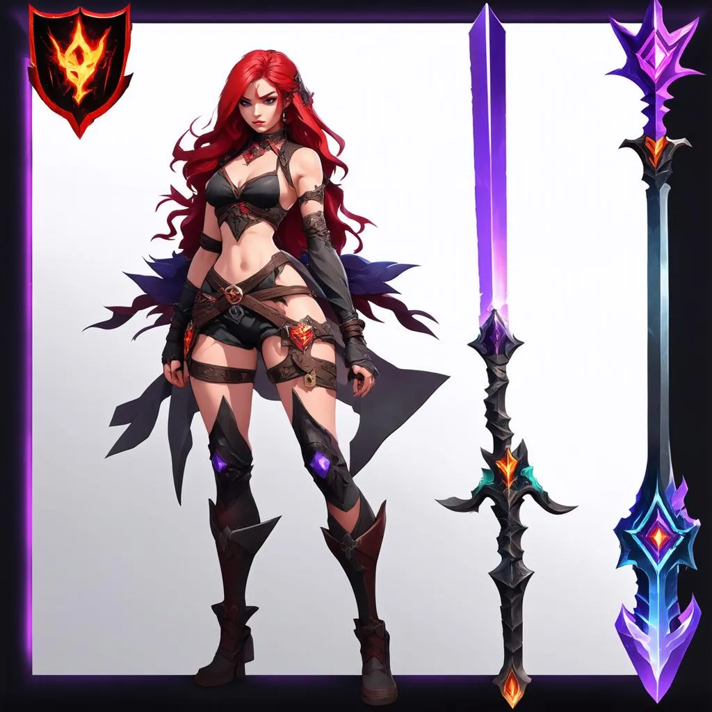 Katarina AD Build trang bị chính