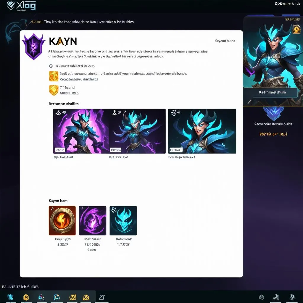 kayn opgg guide