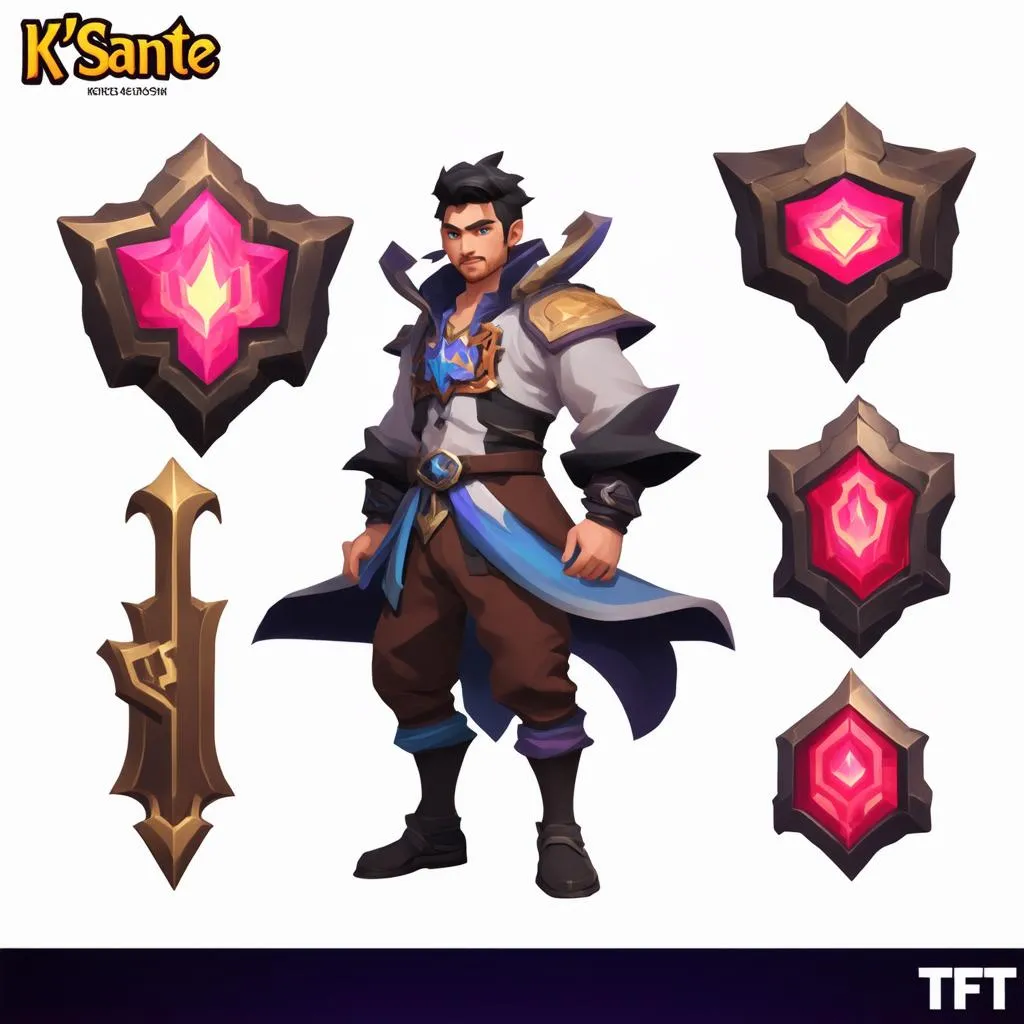 K’Sante Items TFT: Bí kíp lên đồ cho vị tướng mạnh nhất mùa 9!