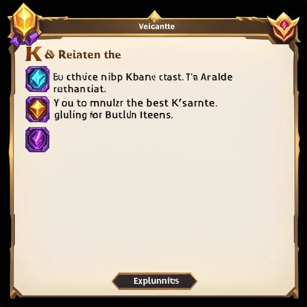 K'Sante Items guide