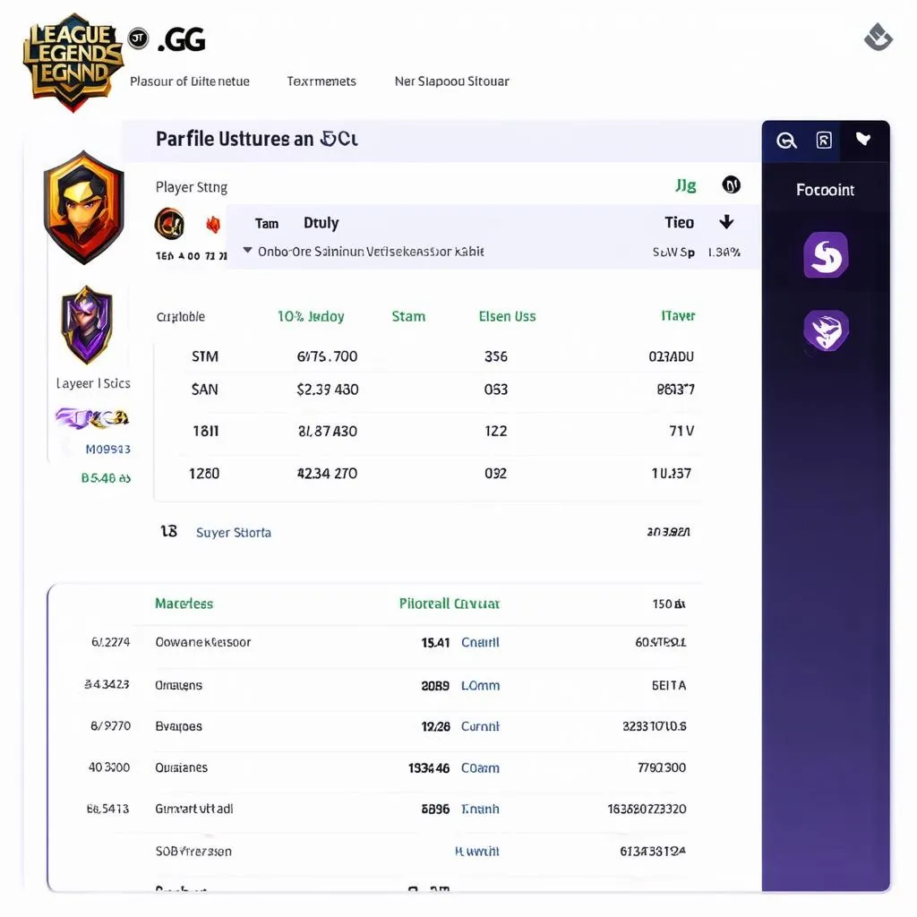 League of Legends .GG Profile