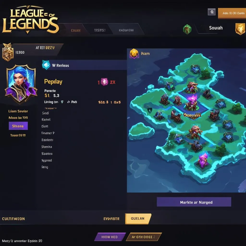 League of Legends Replay Screen