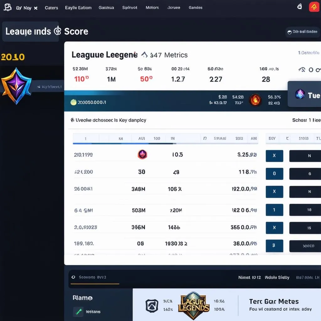 Theo dõi League of Legends Score