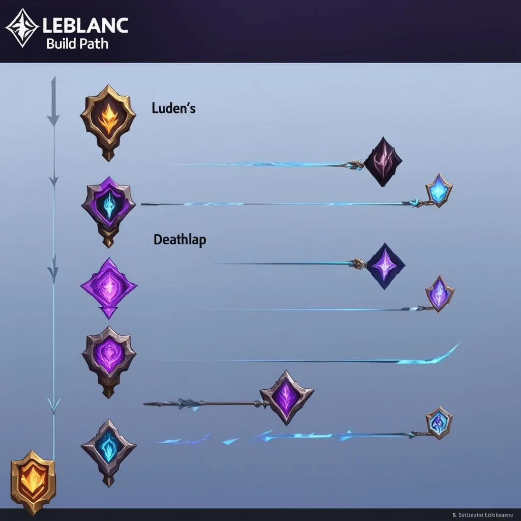 Trang bị LeBlanc Probuilds