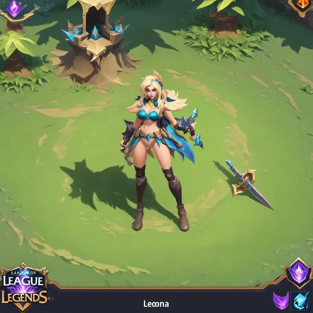 Leona in Game Screenshot