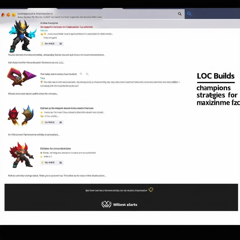 LOLBuilds: Hành Trình Tìm Kiếm Con Đường Chiến Thắng