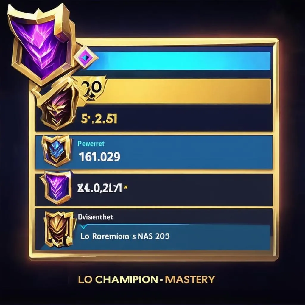 Thành tích LoL Champion Mastery