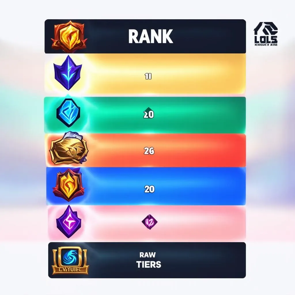 Bật mí: Hệ thống xếp hạng LOL Rank Tiers và những điều cần biết