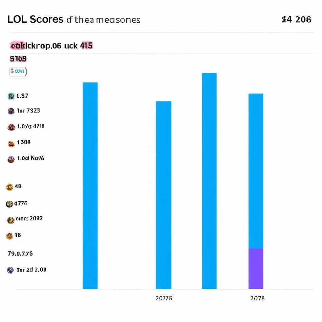 biểu đồ lol scores