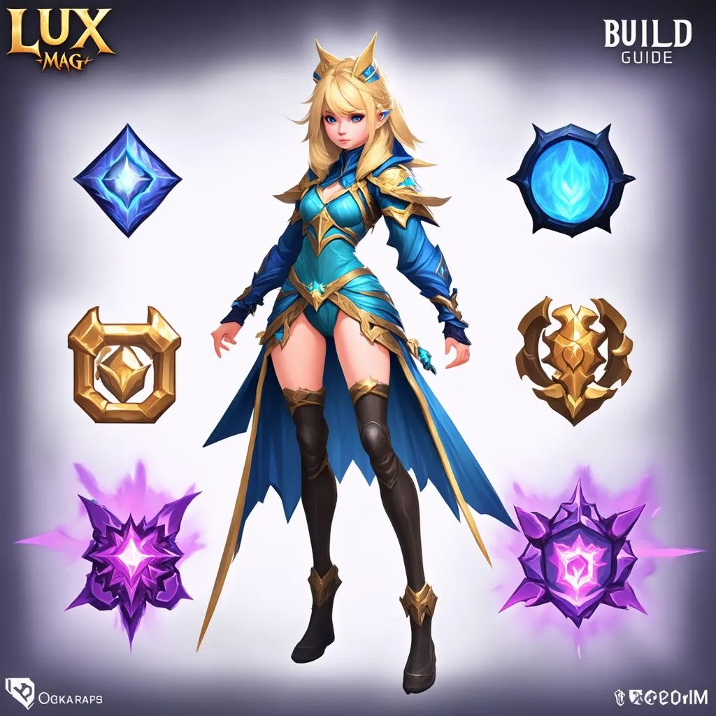 Lux Builds: Hướng Dẫn Xây Dựng Trang Bị Cho Nữ Pháp Sư Ánh Sáng