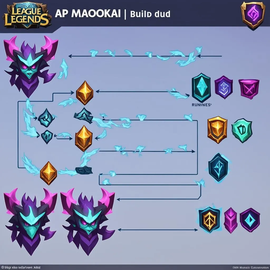 Hướng dẫn cách lên đồ AP Maokai