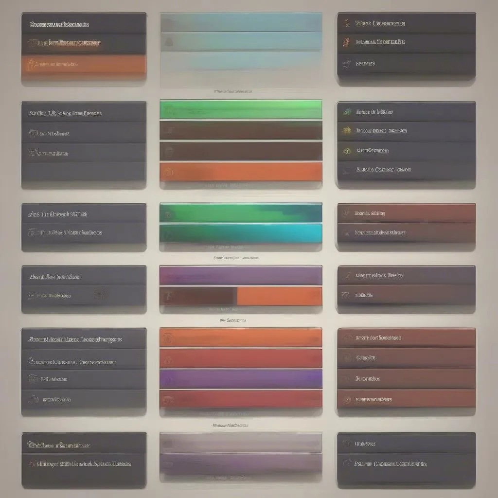 Mastery Chart list