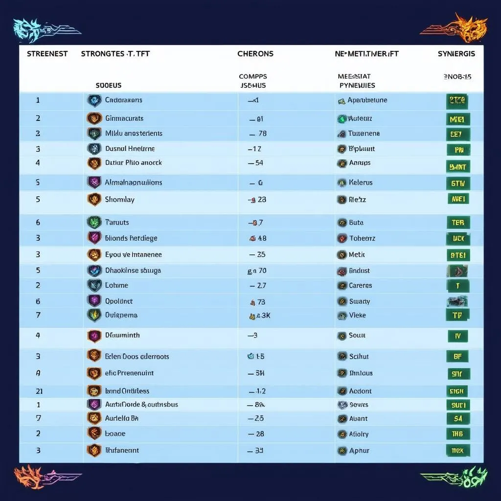 Meta Game TFT