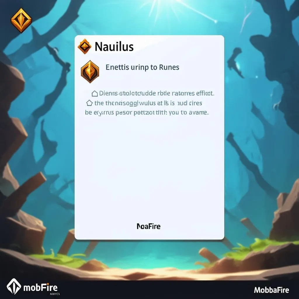 Bảng Ngọc Nautilus MobaFire