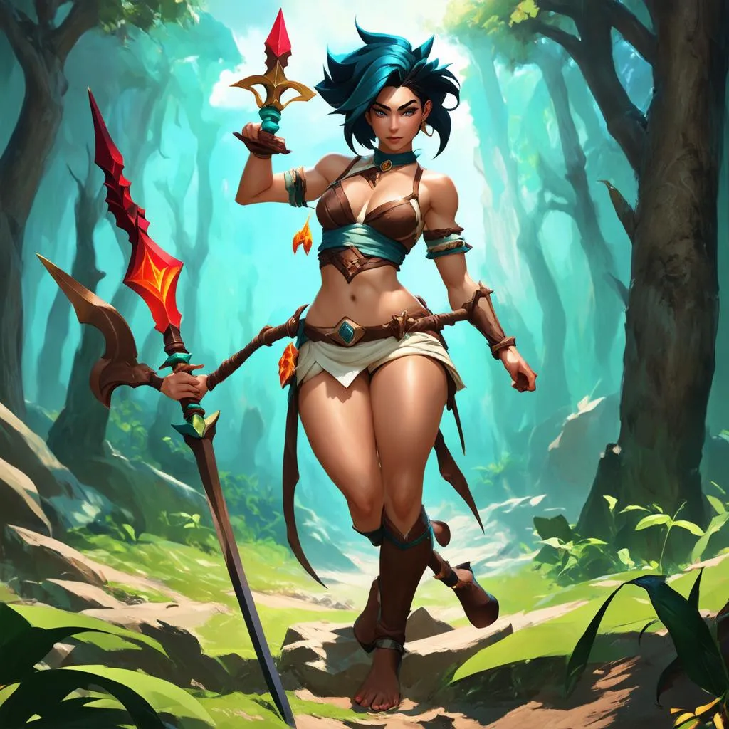 Nidalee: Vị Tướng Nữ Thợ Săn Rừng