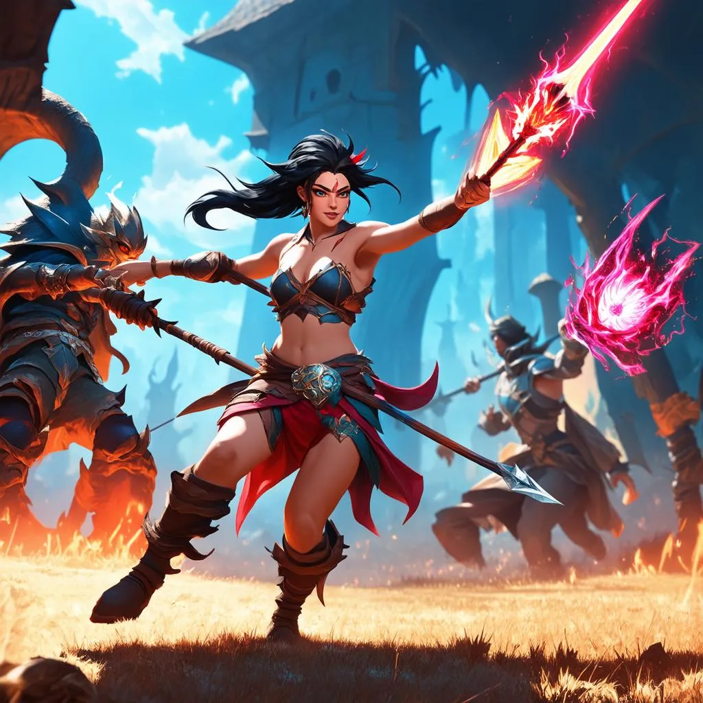 Cú Ném Lao của Nidalee