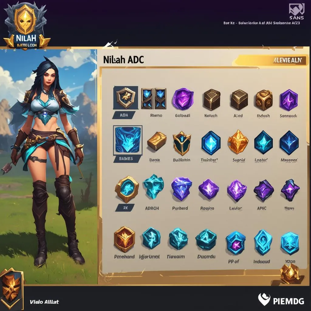 Nilah ADC: Trang Bị