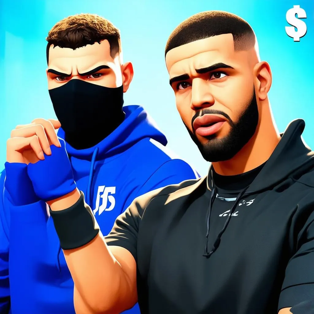 Ninja và Drake