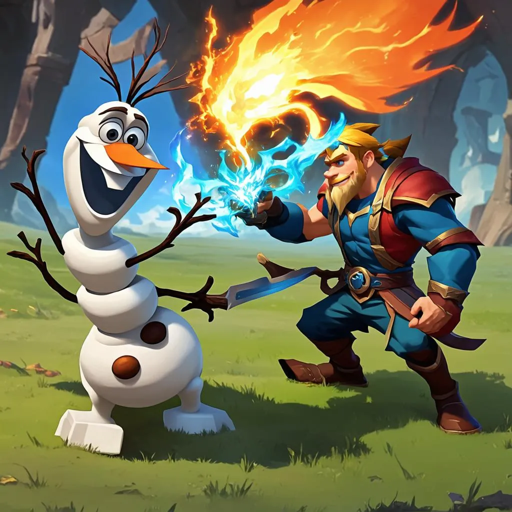 Olaf vs Garen