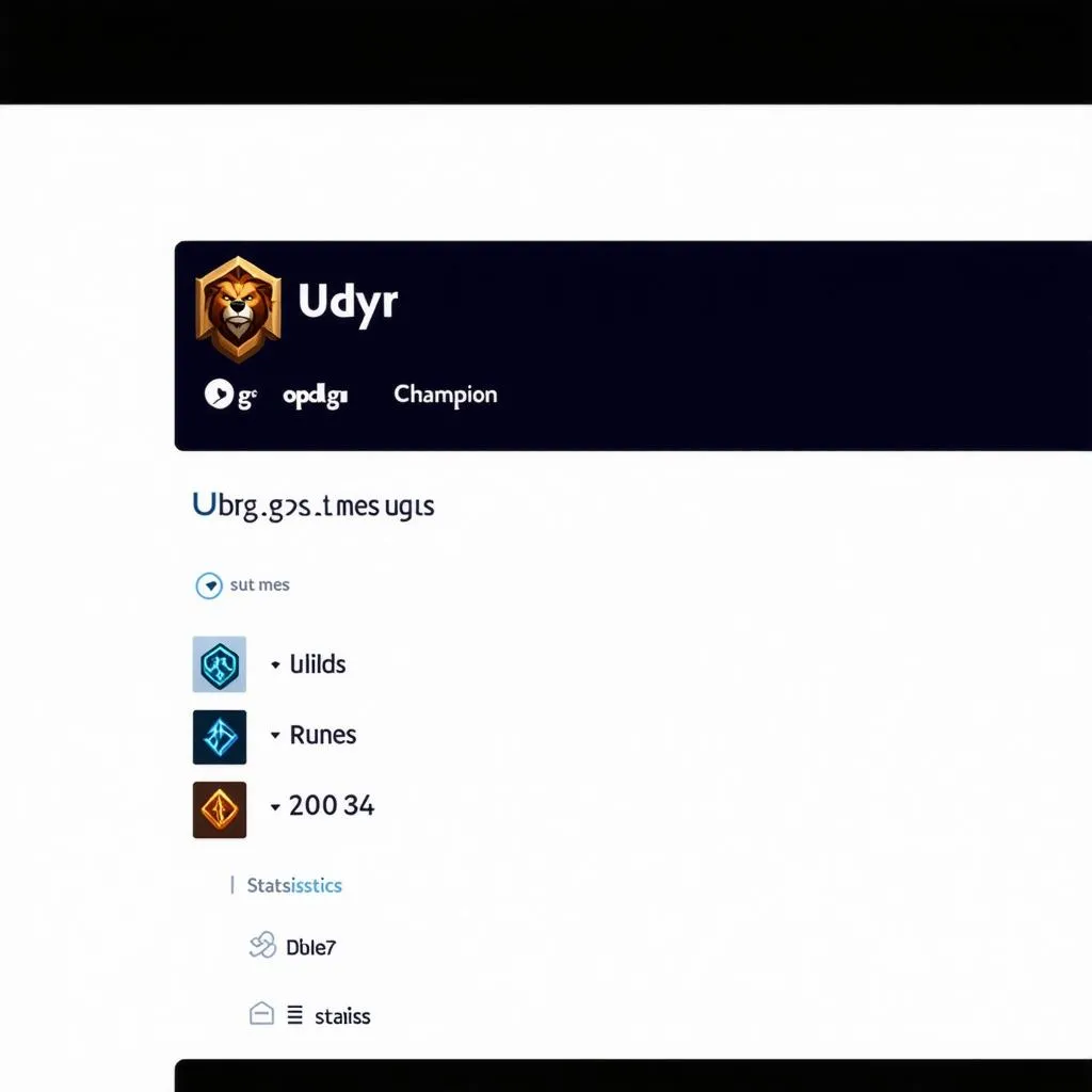 Op.gg Udyr: Trang chủ chính thức