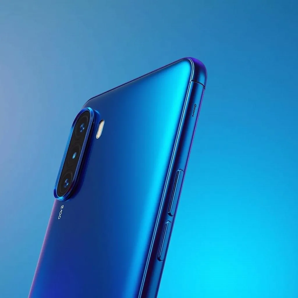 Điện thoại Oppo Reno5 màu xanh dương