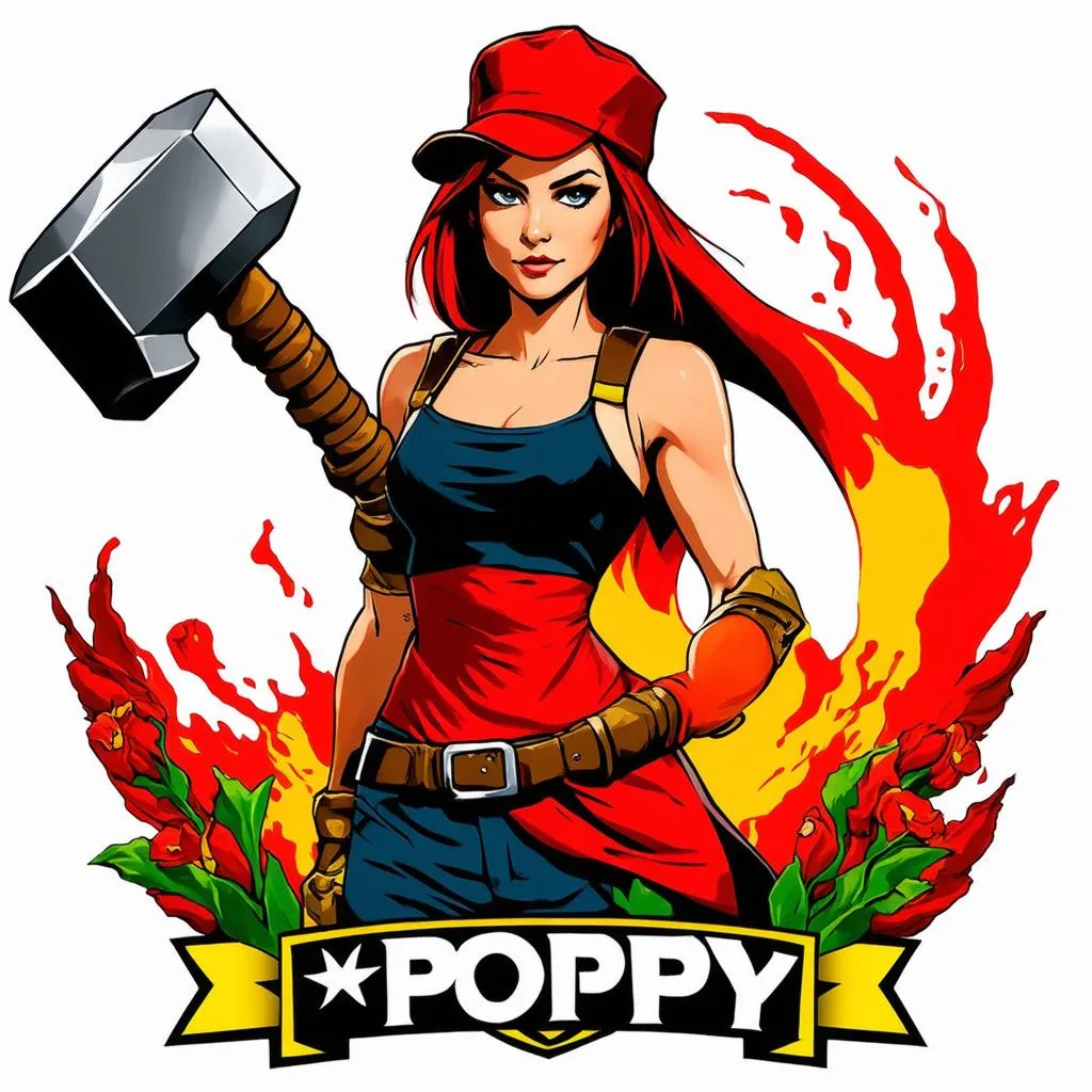 Logo OP.GG cho Poppy