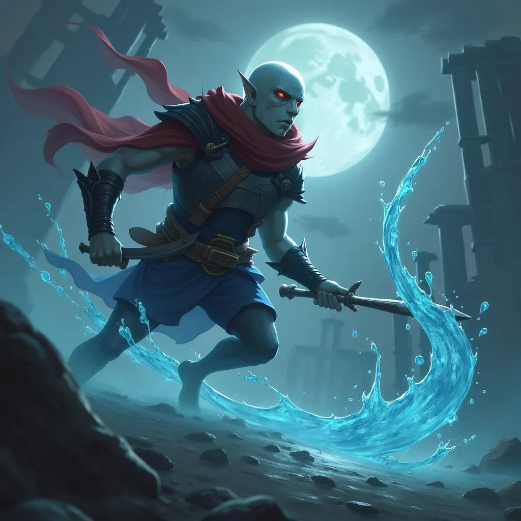 Pyke jg gank đường giữa