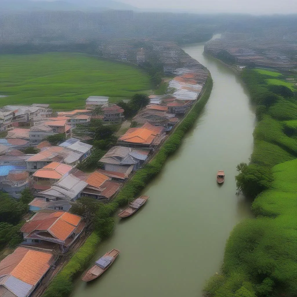 Cảnh sông Rạch Giá