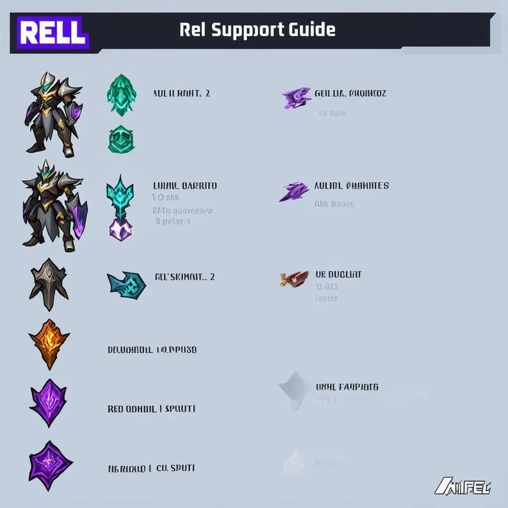 Rell support build guide