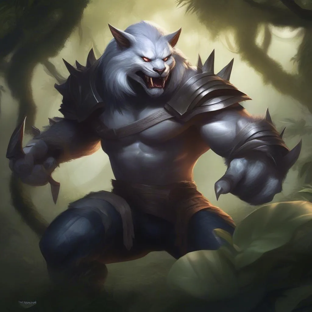 Rengar in the Jungle