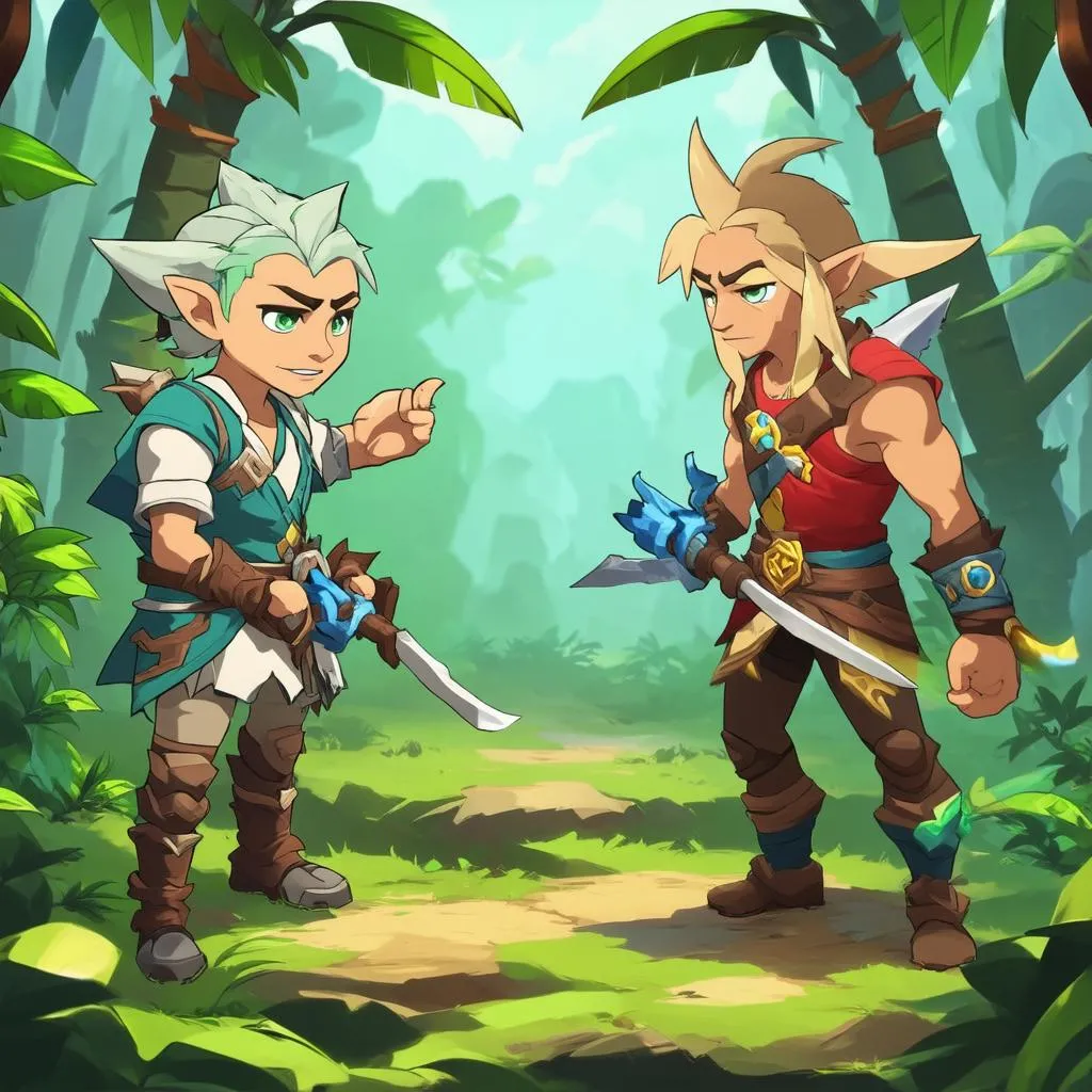 Riven and Zac jungle