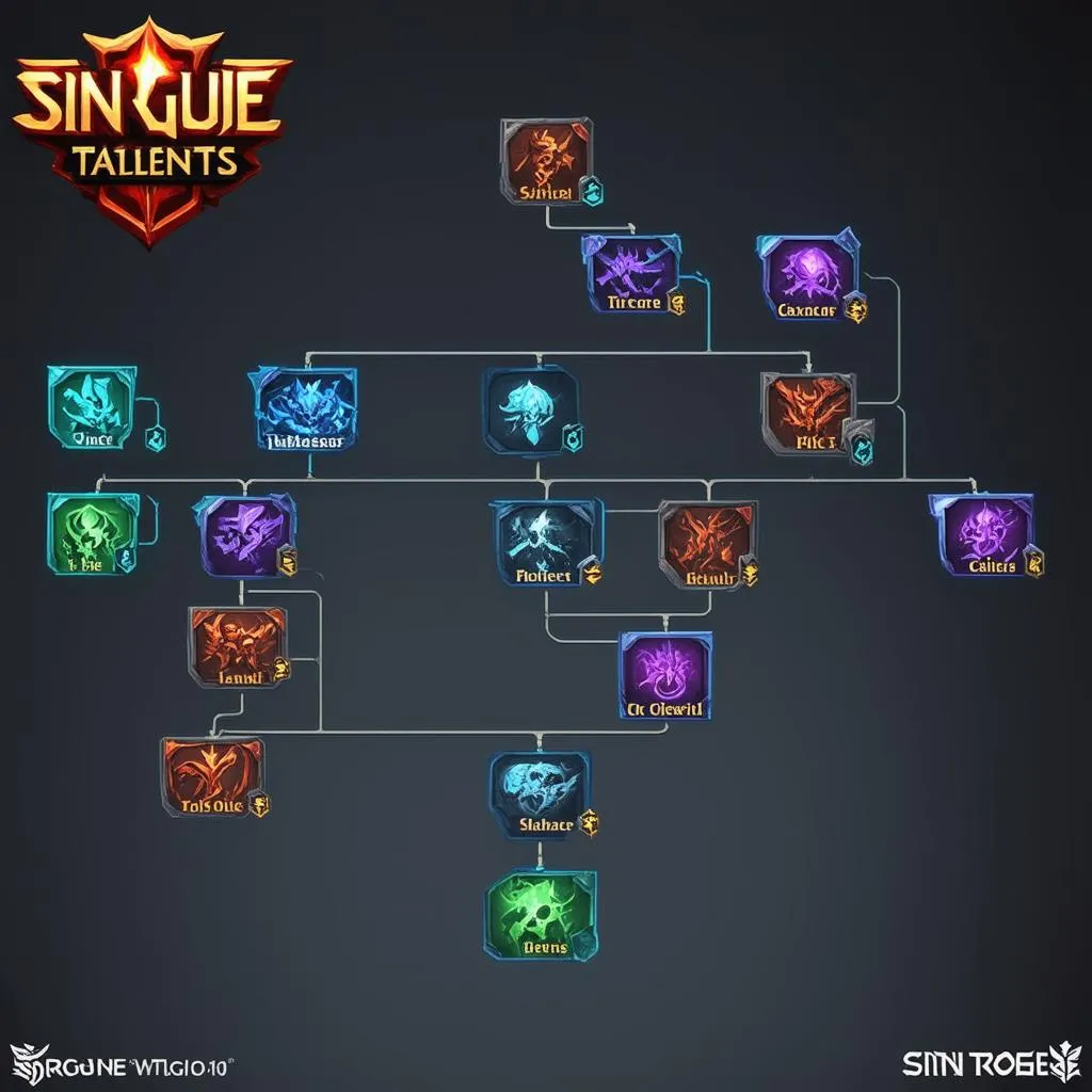 Sin Rogue Talents Skill Tree