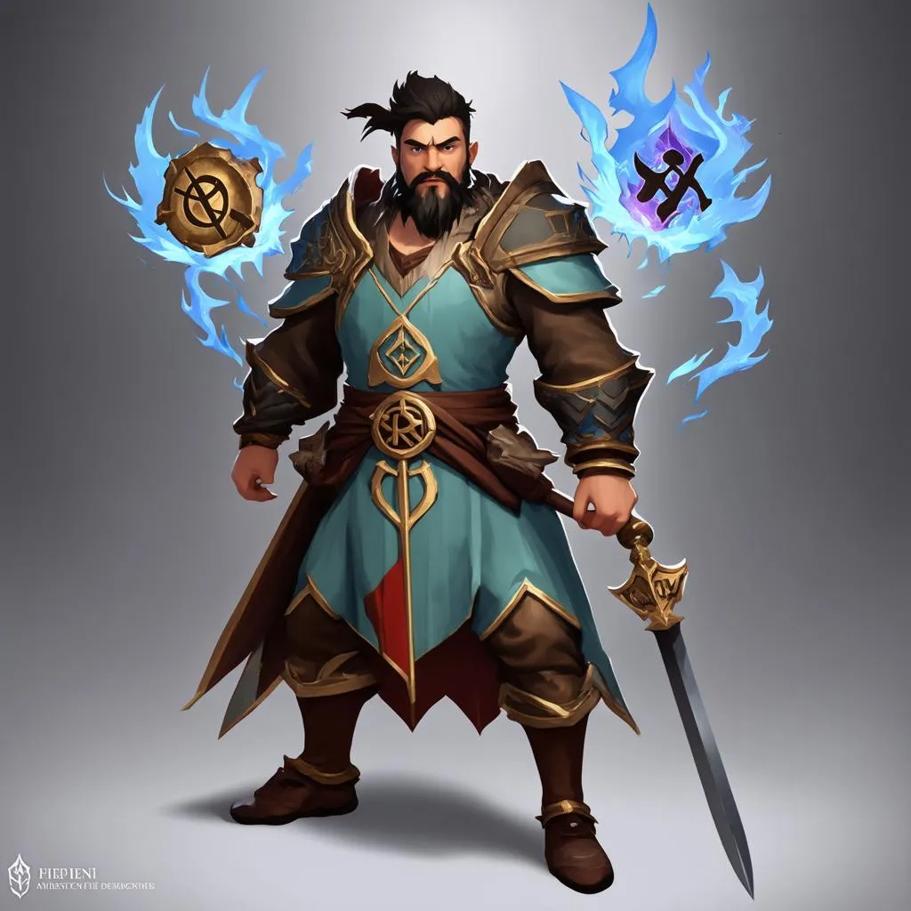 Rune Bard Tấn Công