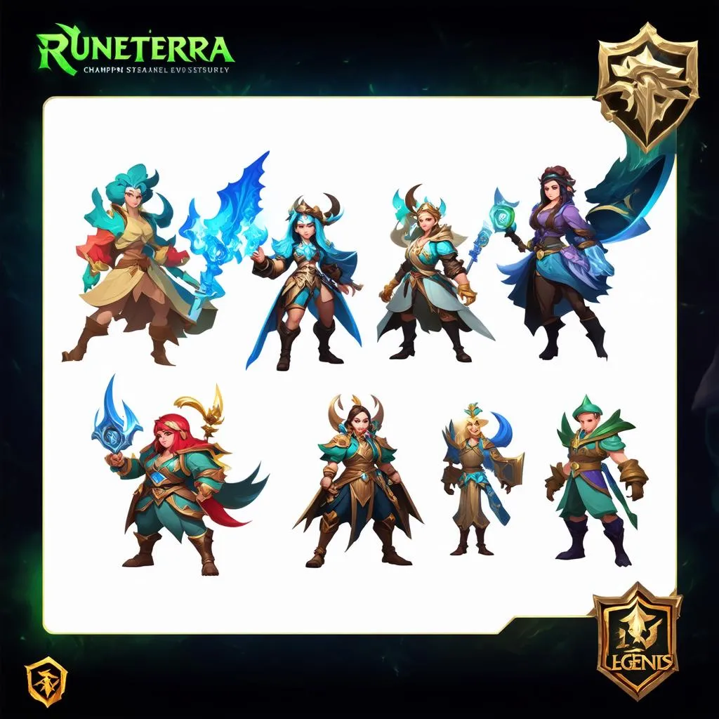 Các vị tướng trong Legend of Runeterra